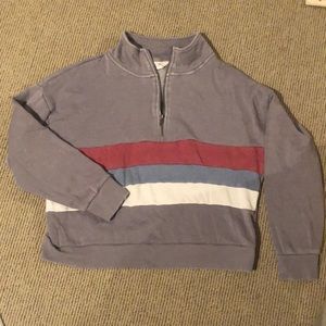 Pink Rose quarter zip Size L